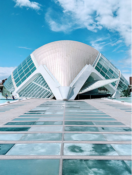 Ciudad de las Artes y las Ciencias en Valencia