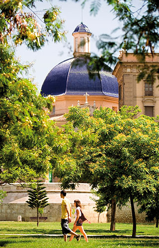 Jardines del Turia en Valencia