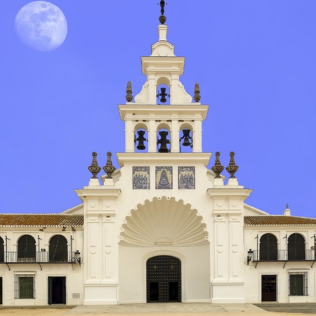 El Rocío shrine in Almonte (Huelva, Andalusia)