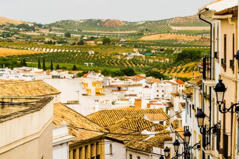 Veduta di Baena, a Cordova (Andalusia)