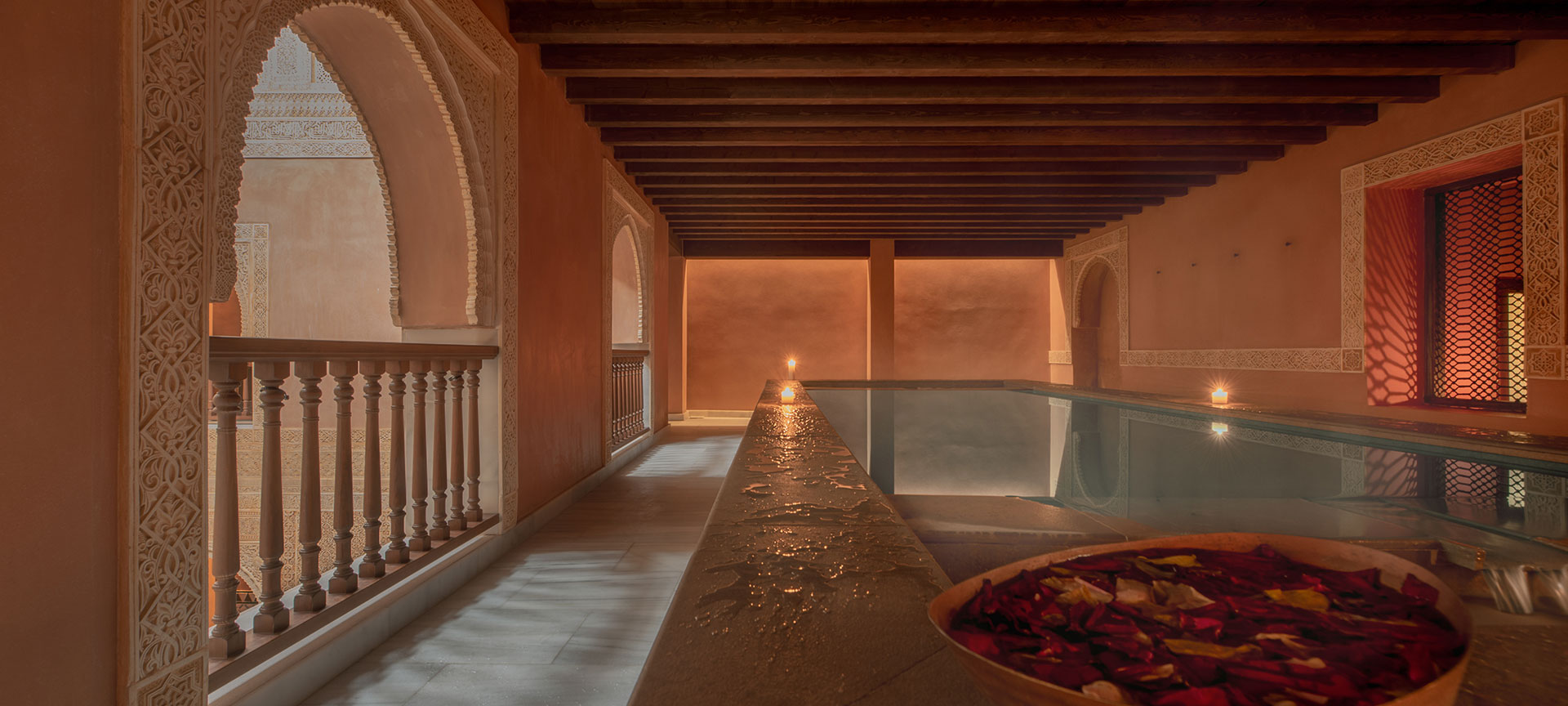 Intérieur des bains arabes Hammam Al Ándalus Málaga Intérieur des bains arabes Hammam Al Ándalus Málaga