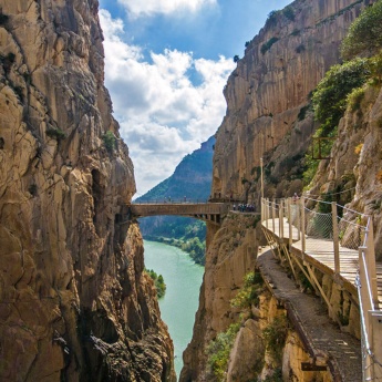 Caminito del Rey en Málaga, Andalucía