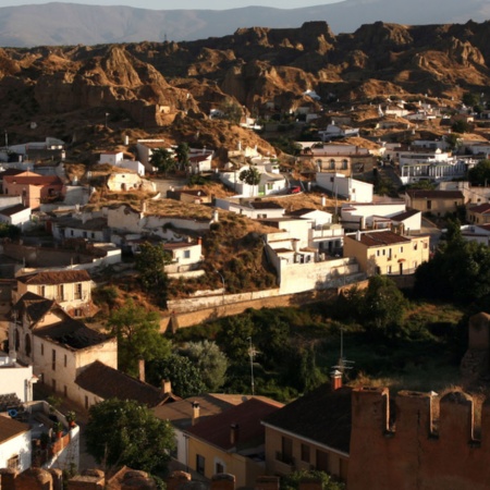 Panoramablick auf Guadix (Granada, Andalusien)