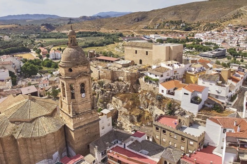 General view of Loja in Granada (Andalusia)