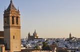 Vue panoramique de Marchena (province de Séville, Andalousie)