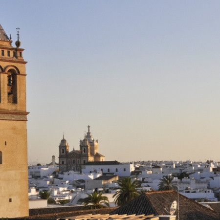 Panoramablick auf Marchena (Sevilla, Andalusien)