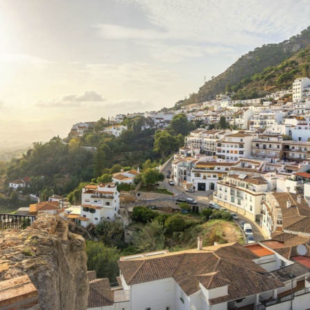 General view of Mijas in Malaga (Andalusia)