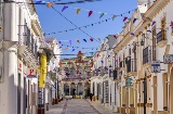 Rues de Moguer, province de Huelva (Andalousie)