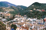 Vue de Monachil, dans la province de Grenade (Andalousie)
