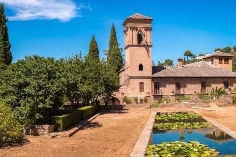 Parador de Granada w Andaluzji