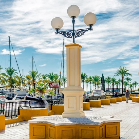 Strandpromenade von Fuengirola (Málaga, Andalusien)