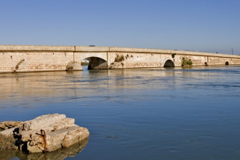 Pont Zuazo à San Fernando (province de Cadix, Andalousie)