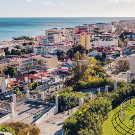 Widok na Torremolinos, prowincja Malaga (Andaluzja)