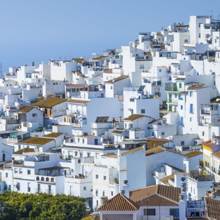 Panorámica de Torrox, en Málaga (Andalucía)