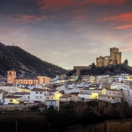 Vista panorâmica de Vélez-Blanco (Almeria, Andaluzia)