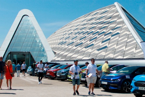 Exterior Mobility City Museum in Zaragoza