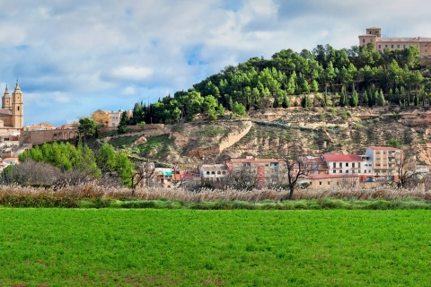 Blick auf Alcañiz. Teruel