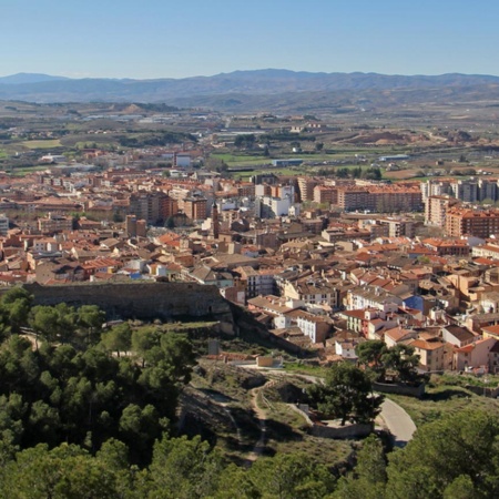 Vue de Calatayud. Saragosse