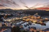 Veduta di Luarca, nelle Asturie