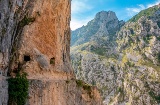 Wanderer auf der Ruta del Cares