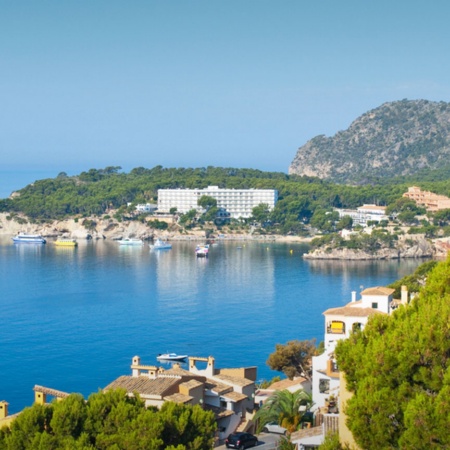 Cala Fornells en Calviá. Mallorca