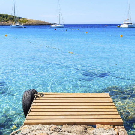 Cala de Portinatx (Ibiza, îles Baléares)