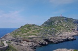 Blick auf den Leuchtturm n'Ensiola im Nationalpark Cabrera