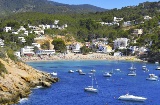 Veduta di Sant Josep de sa Talaia, sull’isola di Ibiza (Isole Baleari)