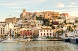 Veduta generale di Eivissa (Isole Baleari)