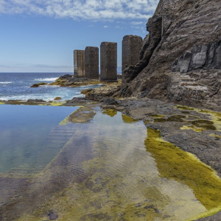 Natürliches Schwimmbecken in Hermigua auf La Gomera (Kanarische Inseln)