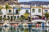 Port de Mogán, dans l’île de Grande Canarie (archipel des Canaries)