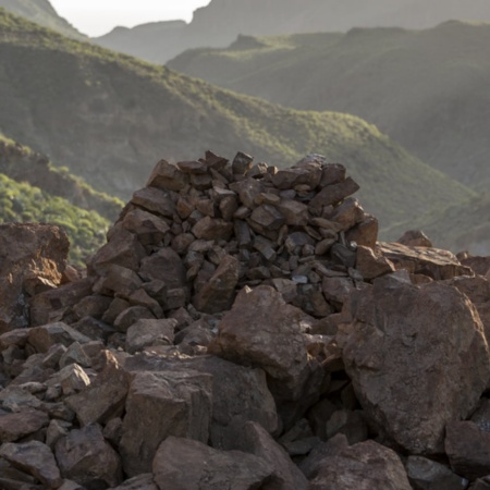 Nécropole d'Arteara, sur l'île de Grande Canarie