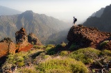 Parque Nacional de la Caldera de Taburiente en la isla de La Palma