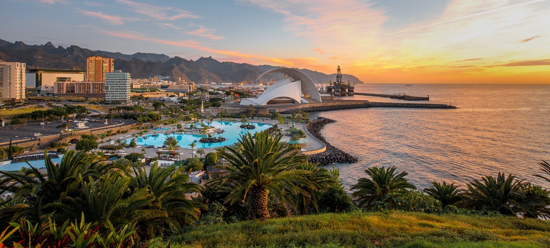 Santa Cruz de Tenerife en las Islas Canarias