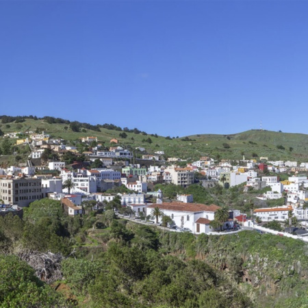 Panoramica di Valverde, sull’isola di El Hierro (Isole Canarie)