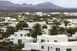 Vue panoramique de Yaiza à Lanzarote (îles Canaries)