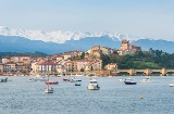 Veduta di San Vicente de la Barquera, in Cantabria