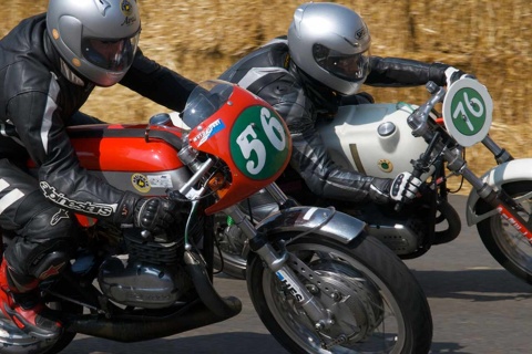 Motocicletas en el Gran Premio de La Bañeza 