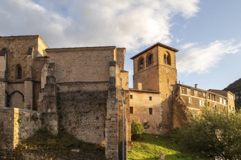 Iglesia de San Juan Bautista, en Oña (Burgos, Castilla y León)