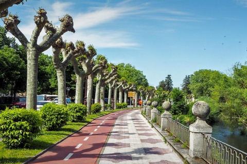 Paseo del Espolón in Burgos