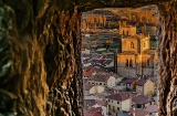 Spiaggia e castello di Peñíscola, a Castellón (Comunità Valenciana)