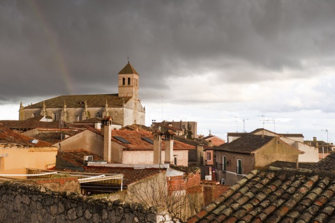 Panorámica de Simancas (Valladolid, Castilla y León)