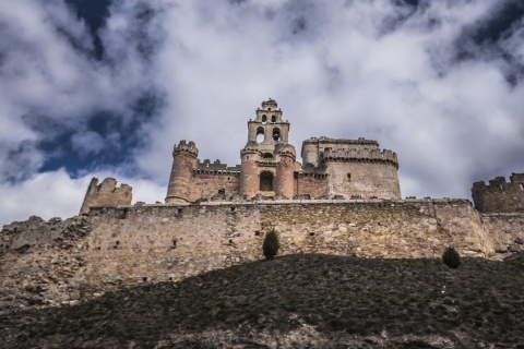 Vue du château de Turégano (province de Ségovie, Castille-León)