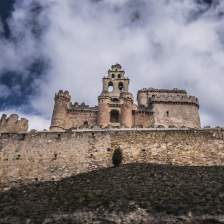 Vue du château de Turégano (province de Ségovie, Castille-León)