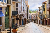 La rue Balboraz, l'une des plus anciennes de Zamora (Castille-León)