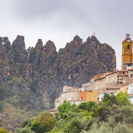 Veduta di Ayna (Albacete, Castiglia-La Mancia)