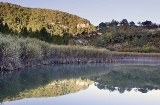 Widok na lagunę Taravilla (prowincja Guadalajara, Kastylia-La Mancha)