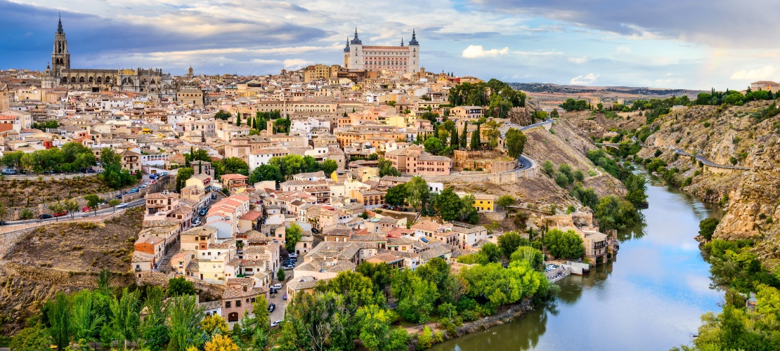 Panoramic view of the city of Toldeo, Castilla la Mancha