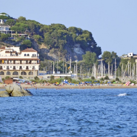 Vue d'Arenys de Mar (province de Barcelone, Catalogne)