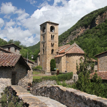 Ansicht von Beget, Girona